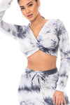 Tie Dye Ribbed Sweater Set | APPAREL, BASICS & ACTIVEWEAR, Charcoal, Olive, RESTOCKED POPULAR ITEMS, SALE, SALE APPAREL, SETS | Bodiied