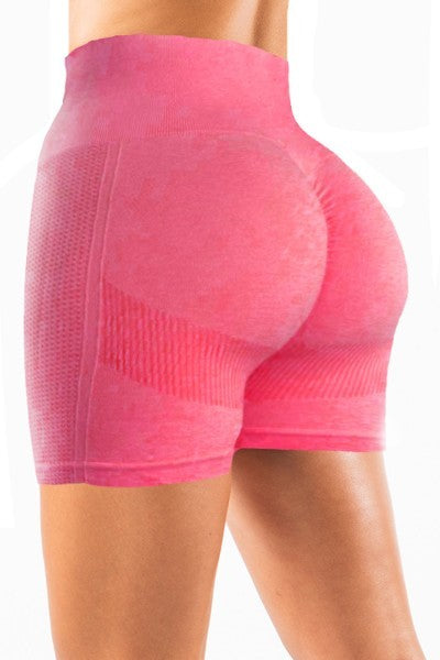 Seamless Scrunch Yoga Shorts | APPAREL, BOTTOMS, CCPRODUCTS, Grey, NEW ARRIVALS | Bodiied