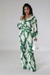 High Waisted Pants Two Piece Set | APPAREL, CCPRODUCTS, Green, NEW ARRIVALS, SETS | Bodiied